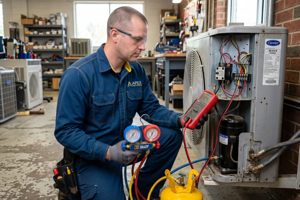 Manutenção e reparo de ar-condicionado