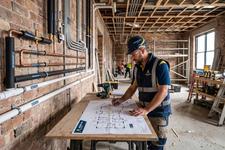Preparação para instalação em obra e reforma