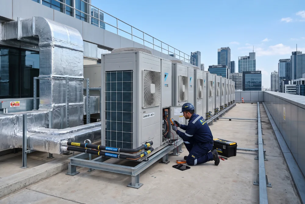 Sistemas Multi-Split, VRF/VRV e grandes projetos de climatização
